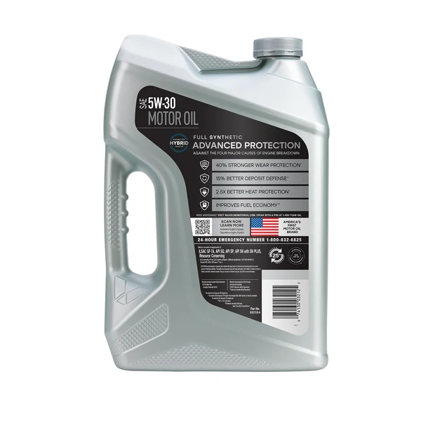 روغن والوولین 5W-30 پنج کوارت فول سینتتیک ادونس پروتکشن